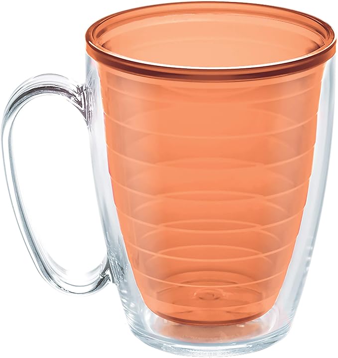 Tervis Clear & Colorful Tabletop - Bright Colors Mug Collection Made in USA Double Walled Insulated Tumbler Travel Cup Keeps Drinks Cold & Hot, 16oz Mug - 4pk, Assorted - Image 4