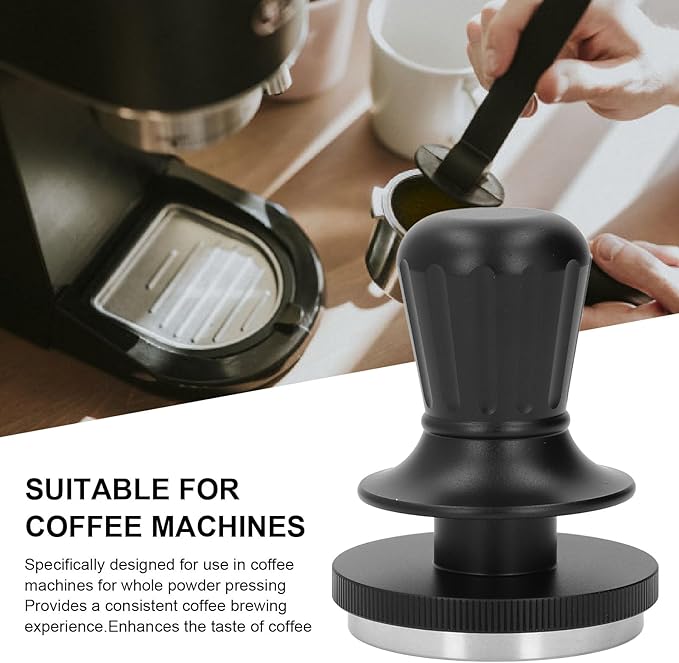 Coffee Tamper,Espresso Coffee Kitchen Tool,Expresso machine accessories,Aluminum Alloy Professional Constant Pressure Coffee Tamping Tool for Home Cafe