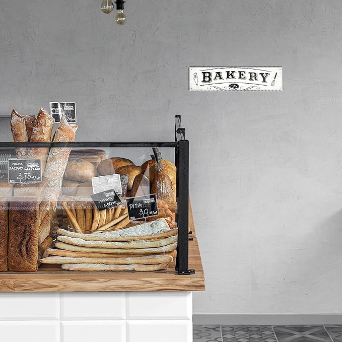 Bakery Sign Retro Store Tin Sign Vintage Decor Metal Poster 4×16 Inches For Kitchen Home Gifts For Cooking Lovers - Image 6