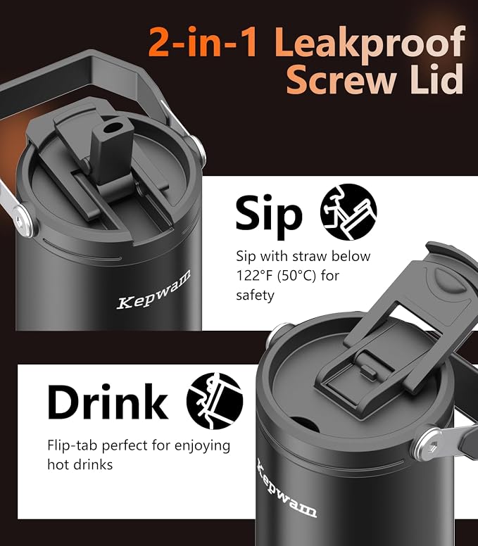 Kepwam Heated Coffee Mug Rechargeable T3, 20oz Self-Heating Travel Mug for Coffee with 1℉ Precise Temperature Control & App, Portable Cup Warmer for Outdoor & Car (Fits Cup Holders) - Image 9