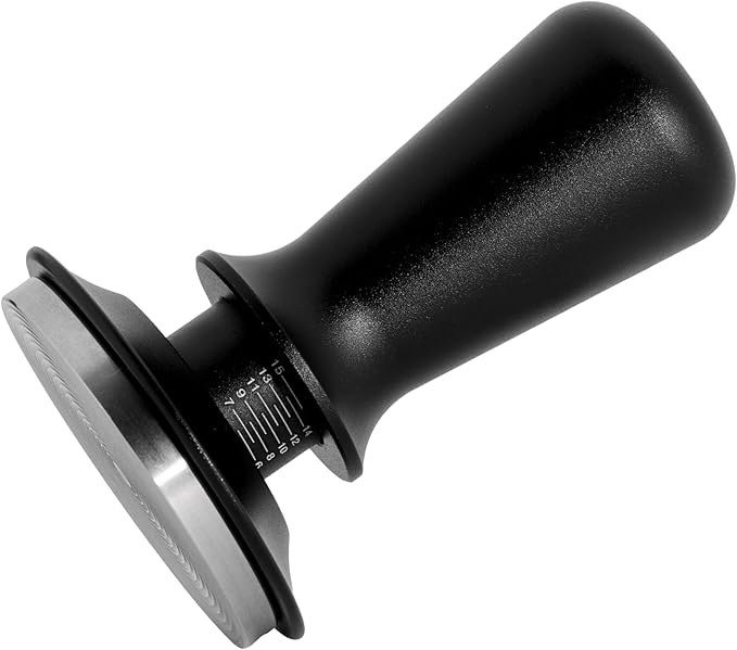 58mm Espresso Tamper, Professional Barista Coffee Tamper, Heavy-Duty Stainless-Steel Flat Base, Ergonomic Handle, Compatible with 58mm Portafilter, Coffee Accessory for Espresso lovers