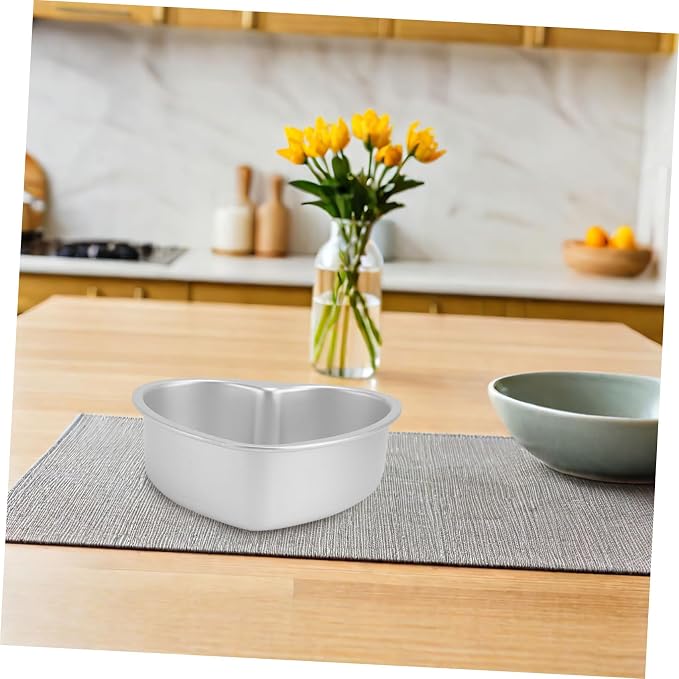 2pcs Heart Shaped Non-stick Metal Cake Pans Removable Bottom Easy Release Corrosion-resistant for Baking Cake Baking Pans - Image 7