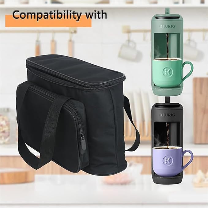 And Shockproof Portable Cover for Single Serve Coffee Machines Featuring Thick Cushioning and Sturdy Structure Accessory Storage - Image 8