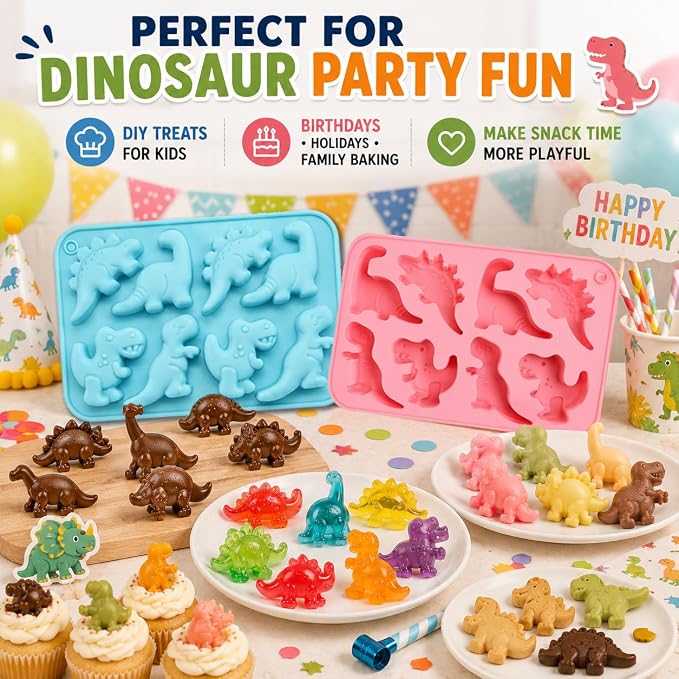 2 Pack 6 Cavity Tulip Flower Silicone Molds, Food Grade Flexible Reusable Molds Easy Release for Soap Bath Bomb Chocolate Candy Jelly Ice Cube, Microwave Freezer Dishwasher Safe - Image 2
