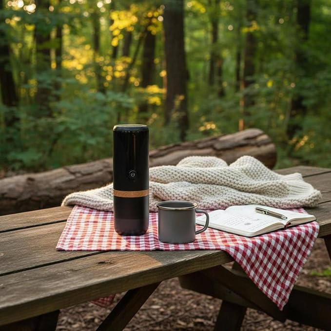 Capsule and Powder Coffee Maker double Use Portable Espresso Maker Electric Small Appliance for Outdoor - Image 3