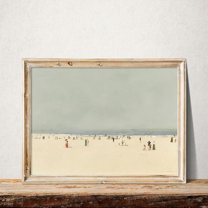 XOCUUI Vintage Wall Decor Ocean Art - 12x16 French Country Coastal Wall Art, Seascape Nautical Pictures Sailing Boat Artwork, Beach Landscape Prints Vintage Coastal Decor for Bedroom (UNFRAMED) - Image 5