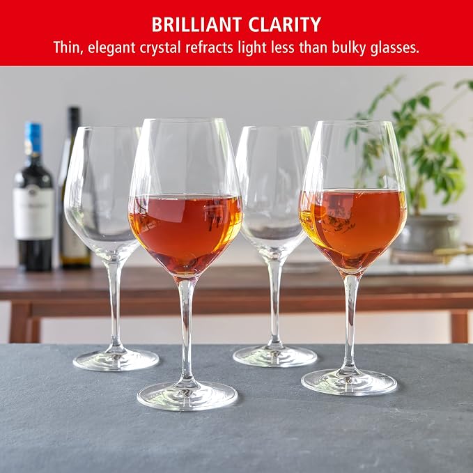 Spiegelau Glasses, Set of 4, European-Made Lead-Free Crystal, Modern Cocktail Glasses, Dishwasher Safe, Professional Quality Cocktail Glass Gift Set (Rose) - Image 3