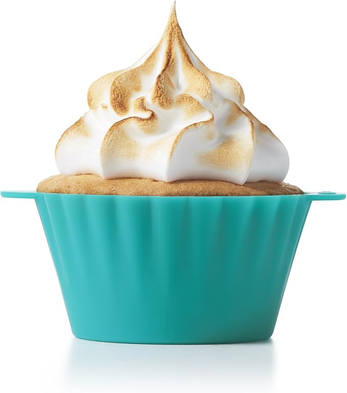 OXO Good Grips Silicone Baking Cups, Pack of 12, Reusable, BPA-Free, Dishwasher Safe, Non-Stick, Food Grade, Cupcake Cups, Muffin Cups, Cupcake Liners, Muffin Liners - Image 6