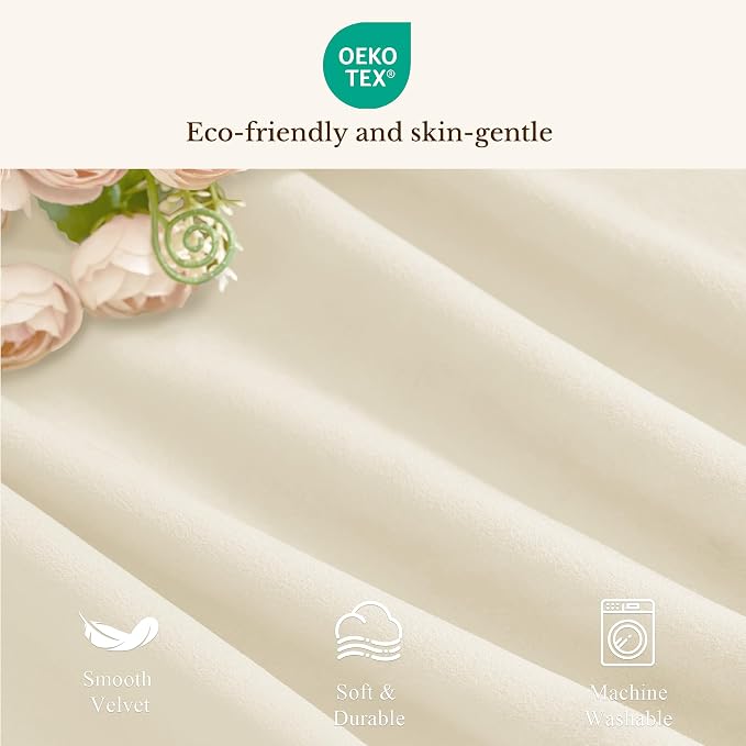 Ivory White Valance for Windows 52x18 Inch 1 Panel | Elegant Wavy Kitchen Curtains for Small Window, Privacy Small Window Treatments for Bedroom, Nursery - Image 8