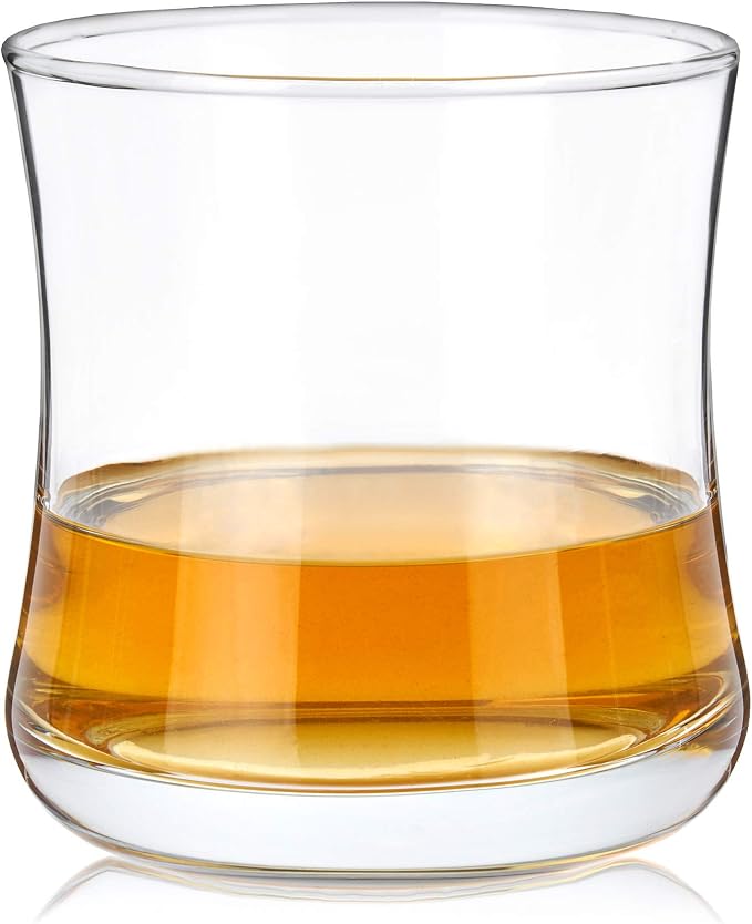 True Bourbon Glass, Whiskey Glasses, Clear Tumbler for Old Fashioned, Scotch, Vodka, Tequila, Brandy, Rum, Gin, Home Bar Glassware, 10 oz Set of 4 - Image 7