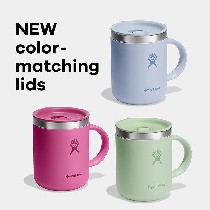 Hydro Flask Coffee Mug – Insulated Stainless Steel, Non Spill, Leak Resistant Travel Mug 12 Oz Agave Green - Image 5
