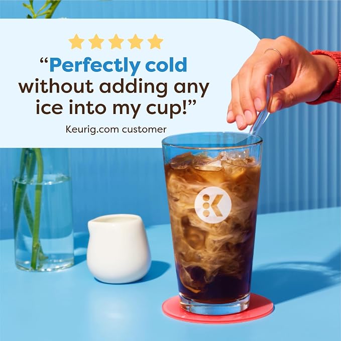 Keurig K-Brew+Chill Iced or Hot Single-Serve K-Cup Coffee Maker with MultiStream and QuickChill Technology, 70oz. Removable Reservoir - Image 10