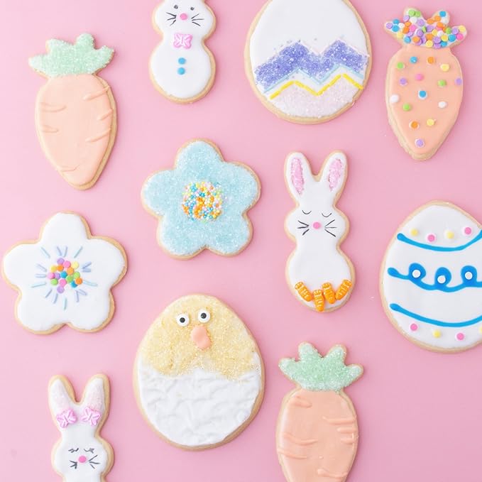 Cookie Cutter Kingdom, Easter Cookie Cutters, 4 packBaking, Cake Decorarting, Mold for Cakes Biscuits and Sandwiches (Easter)