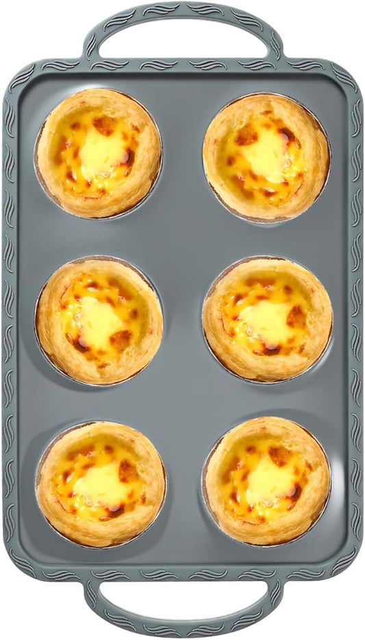 Silicone Cake Mold Muffin Pan Non-stick Bakeware for Creative Desserts Family Baking High Heat Flexible Cupcake Tray Easy Bake Supplies