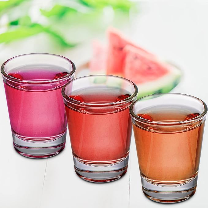 Tebery 30 Pcs 60ml Shot Glasses, 2oz Heavy Base Shot Glasses Sets, Round Glassware Shot Glass, Clear Glass for Vodka, Whiskey, Tequila, Espresso, Liquor - Image 5