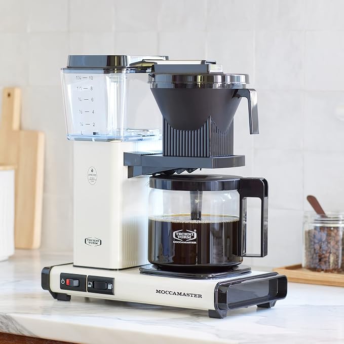 Moccamaster 53933 KBGV Select 10-Cup Coffee Maker, Off-White, 40 ounce, 1.25l - Image 8