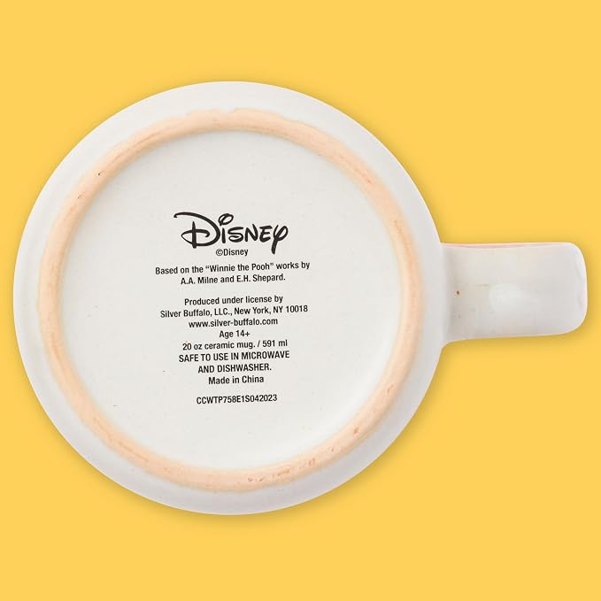 Silver Buffalo Disney Winnie the Pooh, Reactive Glaze Camper Mug, 20oz | Piglet, Tigger, Eeyore, Ceramic, 0.59 Liters - Image 7