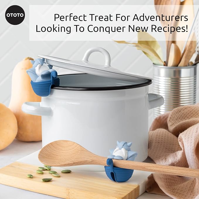New!!! Bjorn Viking Spoon Holder by OTOTO - Spoon Rest for Stove Top, Kitchen Utensil Holder, Silicone Spoon Rest - Small Kitchen Gadgets, Fun Kitchen Gadgets - Image 6