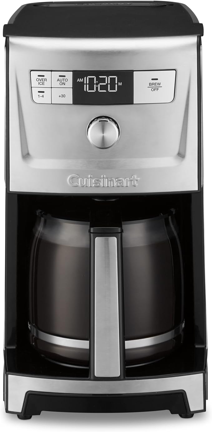Cuisinart Coffee Maker, 14-Cup PerfecTemp Programmable Coffee Machine Glass Carafe with 1-4 Cup Setting, Brew Strength Control, Brew Pause, and Over Ice Function, Stainless Steel, DCC-3500SS by Cuisinart