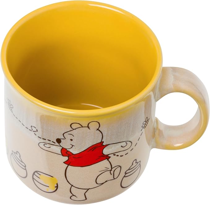 Silver Buffalo Disney Winnie the Pooh Bees, Reactive Glaze Camper Mug, 20oz | Honey, Ceramic, 0.59 Liters - Image 4