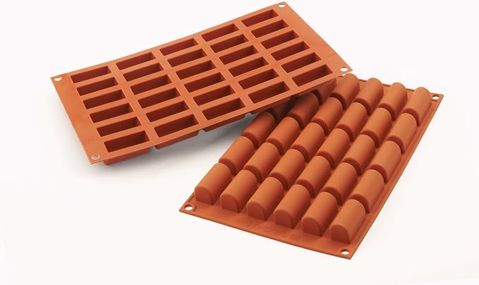 Silikomart Silicone Classic Collection Mold Shapes, Roll, Small by Silikomart