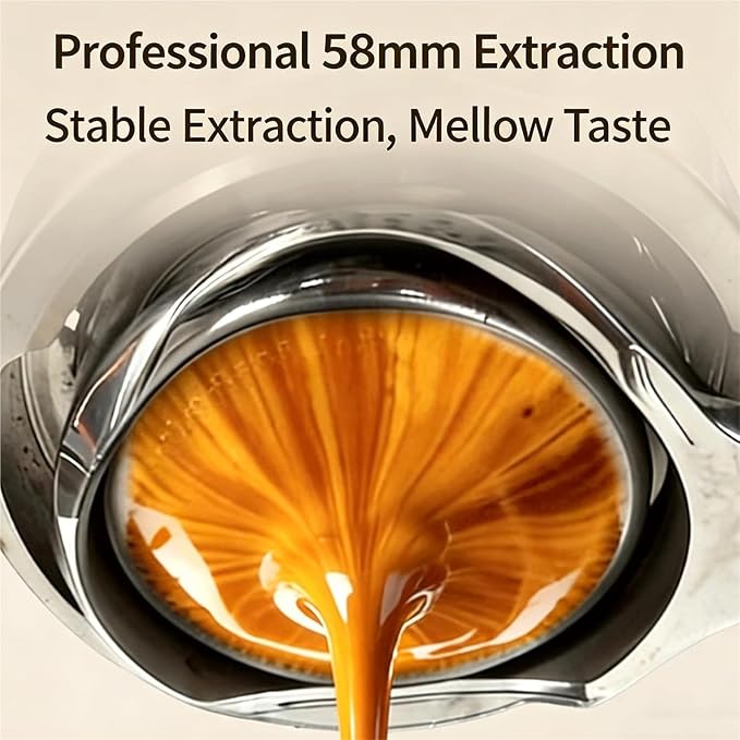 Pneumatic Coffee Machine, Stainless Steel Manual Pressure Maker, 1-16 Bar Fast Extraction, With Gauge & Relief Valve for Home - Image 5