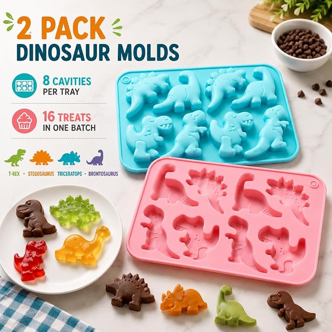 2 Pack 6 Cavity Tulip Flower Silicone Molds, Food Grade Flexible Reusable Molds Easy Release for Soap Bath Bomb Chocolate Candy Jelly Ice Cube, Microwave Freezer Dishwasher Safe - Image 4