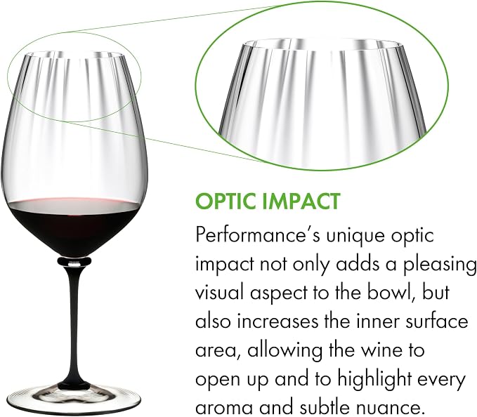 Riedel 4884/0 D Fatto A Mano Performance Cabernet Wine Glass, 29 oz, Clear - Image 3