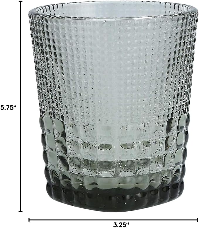 Fortessa Malcolm Iced Beverage Cocktail Glass, 15-Ounce, Gray, 6 Count - Image 6