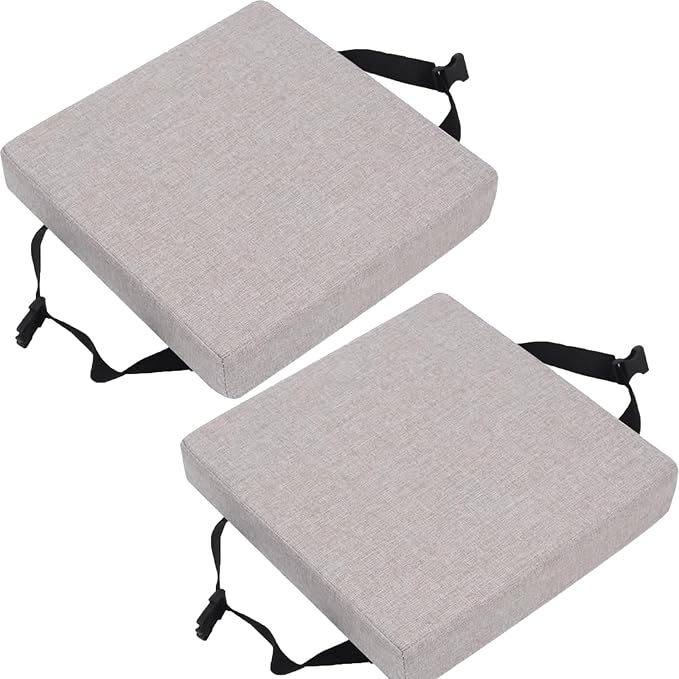 Square Cushion Set of 2 for Bar Stool 14x14/15*15/12*12 Seat With Ties - Thickened 5/8cm Dining Pads for Home Kitchen ( Color : 5# by Unknown