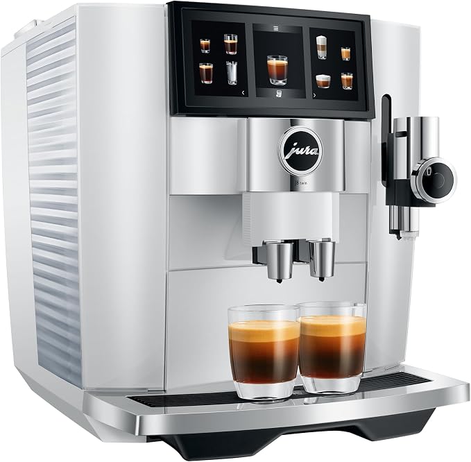Jura J8 twin Diamond White Automatic Coffee Machine - Image 2