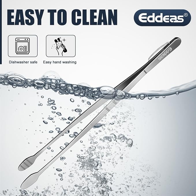 kitchen tweezers for cooking tweezers stainless steel tongs 12"10"8" | Heat Resistant 600 Degrees Heavy Duty Metal Tweezers Tongs Ideal for Meat, pasta, plating Dishwasher Safe - Image 9