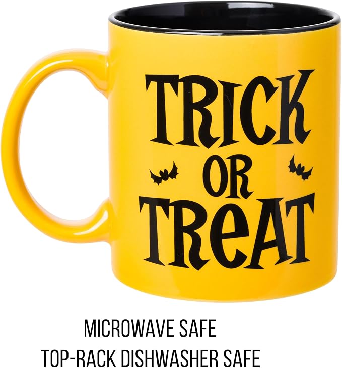 Silver Buffalo Peanuts Halloween Snoopy Trick or Treat, Ceramic Mug, 20oz | Spider Webs, 0.59 Liters - Image 3
