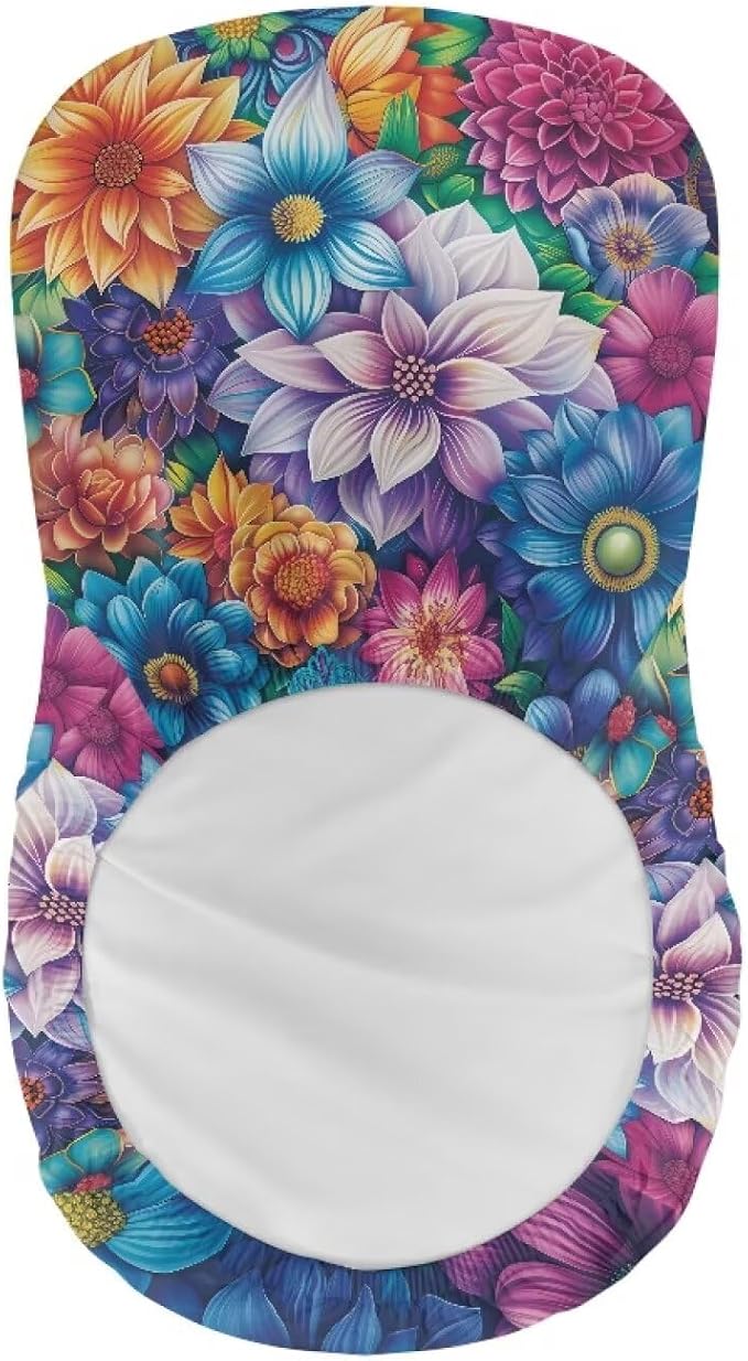 Bohemian Bar Chair Seat Covers for Dining Room Decorative Covers Set of 2 Soft Barstool Chair Seat Cushion Slipcovers - Image 5