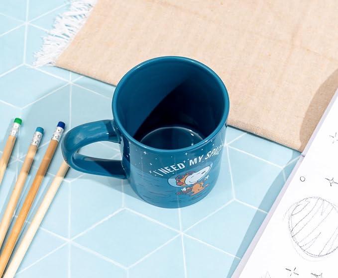 Silver Buffalo Peanuts Snoopy I Need My Space, Ceramic Mug, 14oz | 0.4 Liters - Image 7