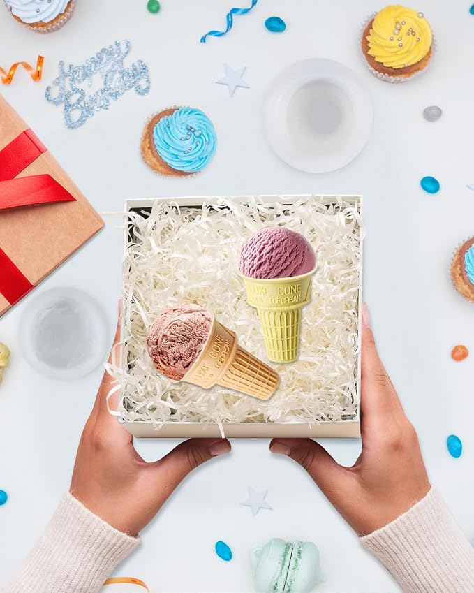 Ice Cream Cone Mold & Ball Candle Mould, Non-Stick Baking Mould For Candy, Chocolate, Jelly, Ice Cream, Soap, Resin, Craft, Wedding, Birthday Party Decor - Image 2
