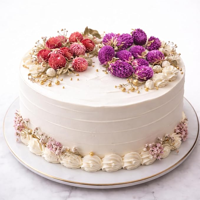 Colourful Dried Mixed Flowers | 100+ Flowers | 100% Natural | Food Grade | for Garnishing Cocktails, Tea Infusions, Cake Decorations | Flowers for Garnishing | Drink Botanicals Ireland | 55G, 1.94 OZ - Image 6