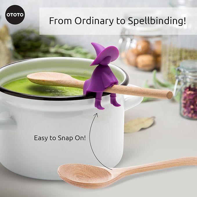 Funny Spoon Holder by OTOTO - Spoon Rest for Stove Top - Cooking Gadgets, Cooking Gifts, Cool Kitchen Gadgets, Cool Gifts, Cute Kitchen Accessories - Image 5