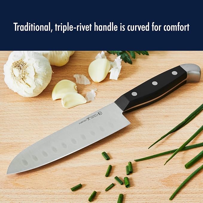 Henckels Statement 20-Pc Knife Set, Razor-Sharp, German Engineered, Brown | Informed by 100+ Years of Mastery. Effortless Cutting with Lightweight with Comfortable Grip, Dishwasher safe. - Image 6