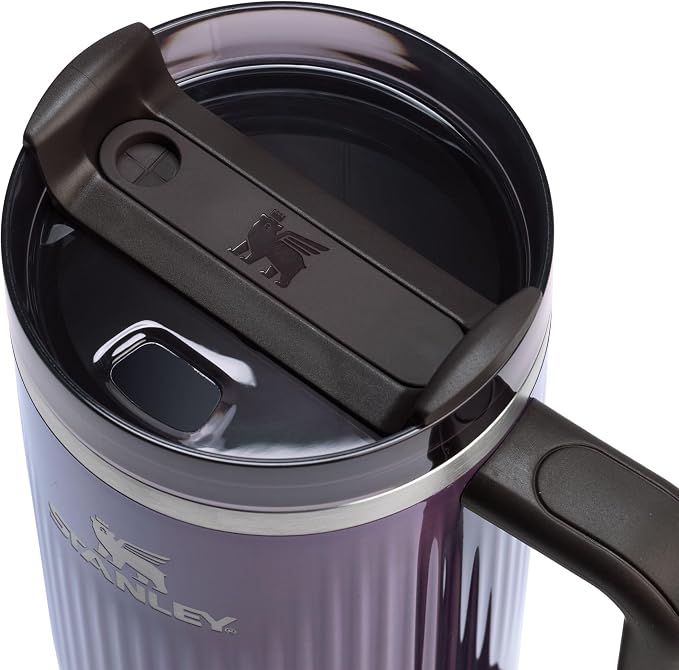 STANLEY Quencher H2.0 Tumbler with Handle and Straw 40 oz | Flowstate 3-Position Lid | Cup Holder Compatible for Travel | Insulated Stainless Steel Cup | BPA-Free | Fluted Wisteria Shine - Image 2
