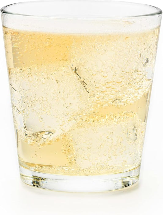 Libbey 15790 Restaurant Basics Stacking 9 oz Pint Glasses Set of 12, All Purpose Heavy Duty Glasses, Durable and Dishwasher-Safe Glass Drinkware by Libbey
