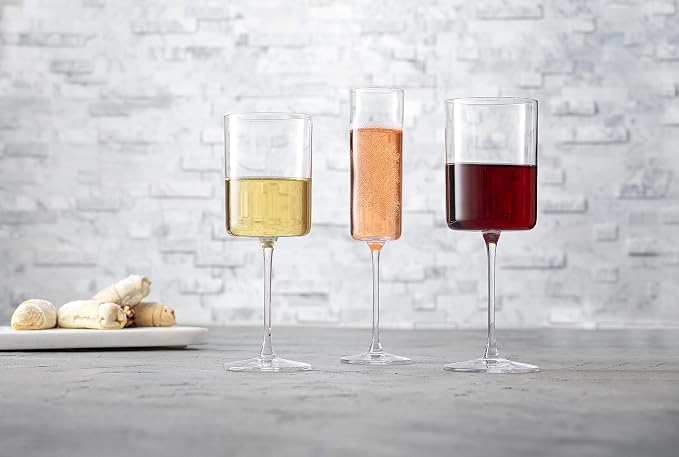 JoyJolt Claire 14oz Red Wine Glass Set, Large Wine Glasses Set of 2, Elegant Crystal Wide Rim Stemware, Modern Glasses with Stem, Made in Europe Stemmed Glassware for Unique Gifts - Image 7