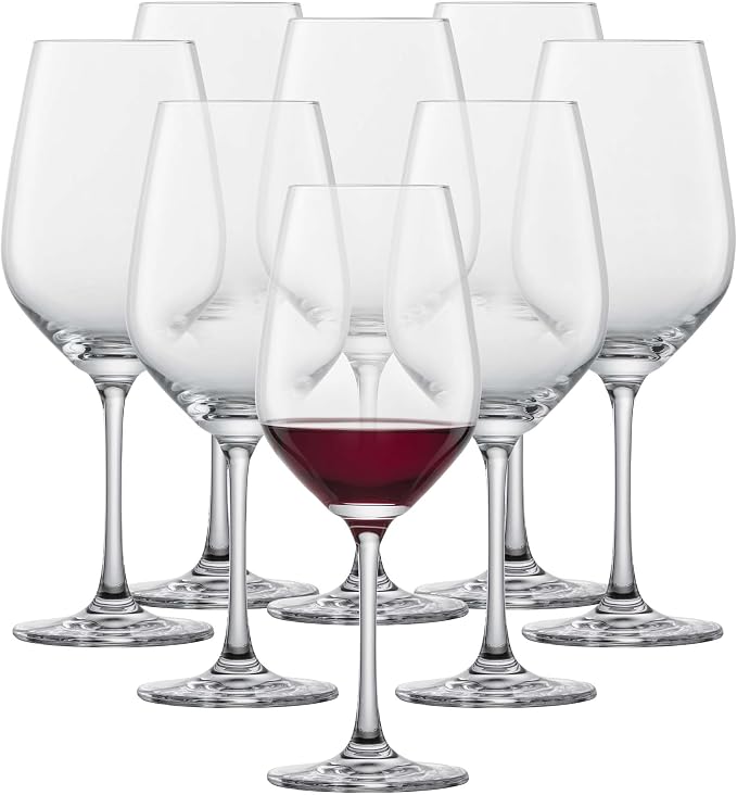 SCHOTT ZWIESEL Forté Burgundy Glass (Set of 8), Red Wine Glasses for Burgundy, Dishwasher-Safe Machine-Made Tritan Crystal Glasses, Made in Germany (13.5 Ounce) by Unknown
