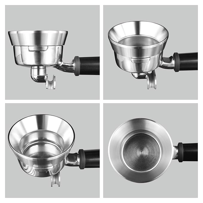 MATOW Stainless Steel Espresso Dosing Funnel Compatible with 58mm Portafilter