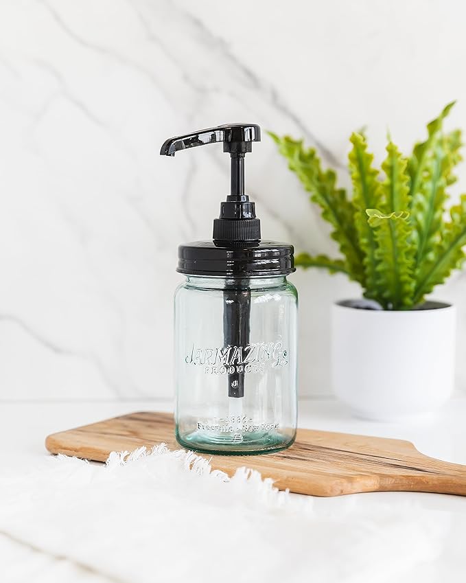 Jarmazing Products Mason Jar Syrup and Condiment Dispenser - Thumbnail 3