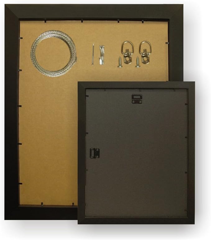 Craig Frames 12x16 Blue Picture Frame, Wall Decor for Art and Photos | Ready to hang with a protective glass front, made in the USA for a gallery display - Image 8