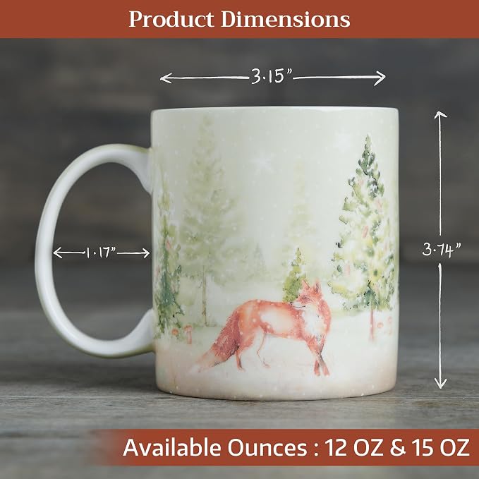 Maison d' Hermine Coffee Mug with Handles Tea Cups (12 Ounce, Pack of 1) | Fine Bone China Coffee Mugs for Hot Beverages Cappuccino Latte Home Restaurant Spring Summer -Winter Morning - Veluwezoom - Image 4