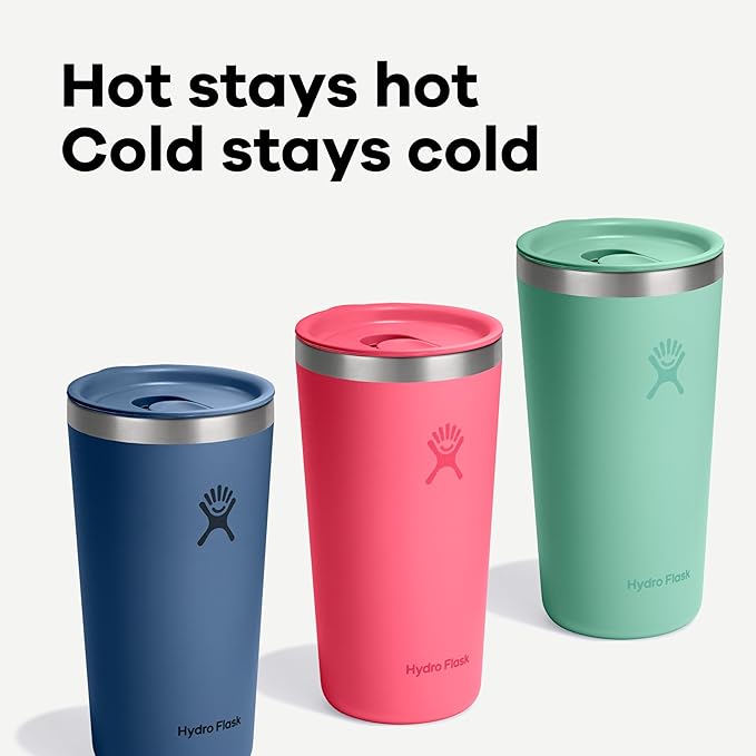 Hydro Flask All Around Tumbler Press-In Lid, Insulated Travel Mug, Stainless Steel Coffee Cup 16 Oz Popstar Pink - Image 5