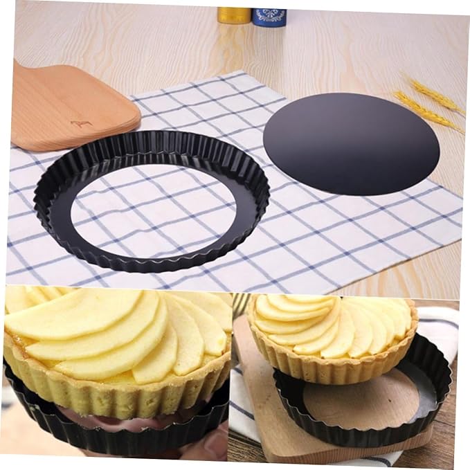 HEALLILY 2pcs Non-stick Baking Pan and Cake Molds for Tart Pizza and Steak for Home Baking and Cooking - Image 9