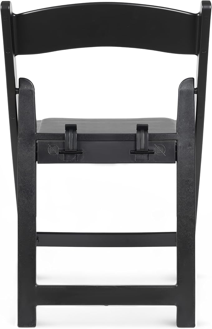 Flash Furniture Hercules Kids Resin Folding Chair, Black | Vinyl Padded Seat, Lightweight, Indoor/Outdoor, HERCULES Series - Image 10